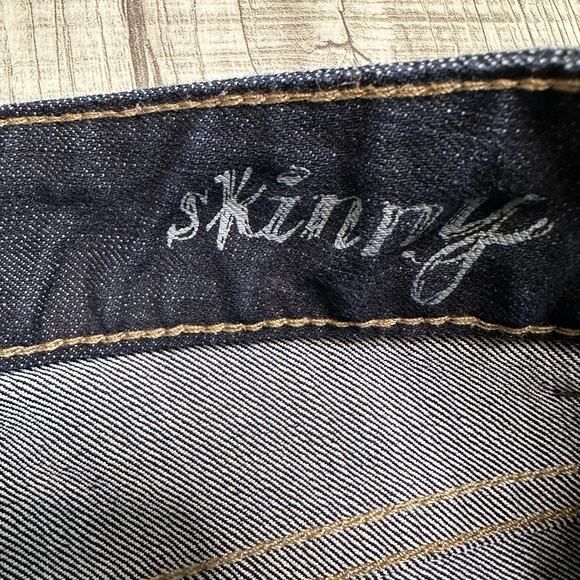 Calvin Klein Dark Wash Mid Rise Skinny Jeans WMNS 6P Blue #PB98A02 Casual Travel - Picture 8 of 10